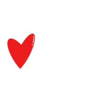 röd linje dra runt om röd hjärta ikon bakgrund, hand dra form symbol kärlek, design element isolerat för kärlek bröllop, kvinna, man, valentine dag eller mor dag, kopia text kort png
