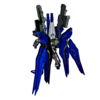 Mecha with defensive combat style png