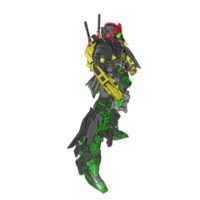 Mecha with strategy combat style png