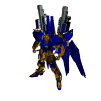 Mecha with attacking combat style png