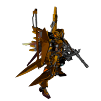 Mecha with defensive combat style png