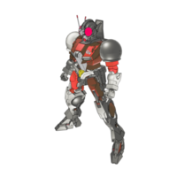 Mecha with defensive combat style png