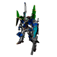 Robot with defensive combat style png