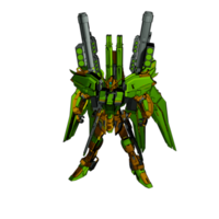 Mecha with defensive combat style png