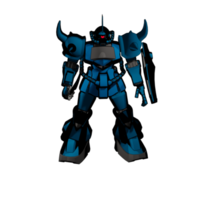 mecha avec un style de combat stratégique png