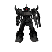 Mecha with attacking combat style png