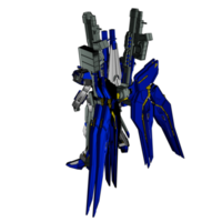 Mecha with defensive combat style png