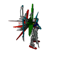 mecha con estilo de combate de ataque png