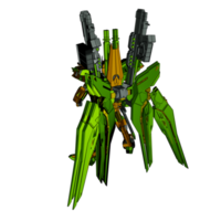 Mecha with defensive combat style png