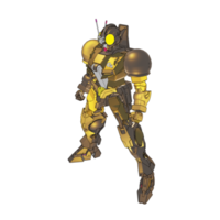 Mecha with attacking combat style png