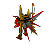 Mecha with attacking combat style png