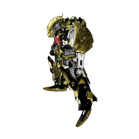 robot con estilo de combate defensivo png