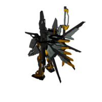 mecha con estilo de combate defensivo png