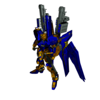 Mecha with attacking combat style png