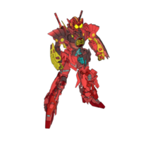 Mecha with strategy combat style png