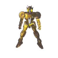 Mecha with attacking combat style png