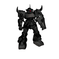 Mecha with attacking combat style png