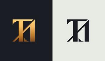 Initial TA AT T A Monogram Logo Template. Initial Based Letter Icon Logo vector