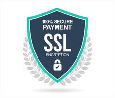 SSL Protection Secure icon vector illustration isolated on white background