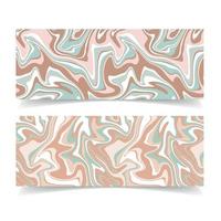 Vector background with marble paper effect, abstract weaves groovy texture.