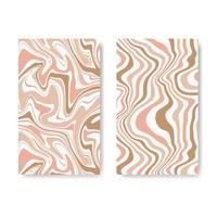 Vector background with marble paper effect, abstract weaves groovy texture.