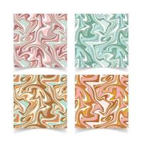 Vector background with marble paper effect, abstract weaves groovy texture.