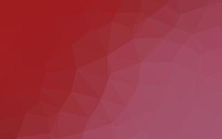 Light Red vector shining triangular background.