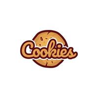 Ilustración de vector de diseño de logotipo de galletas