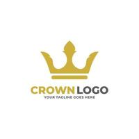 Ilustración de vector de diseño de logotipo de corona