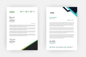 Creative letterhead , Elegant and minimalist style letterhead template design,A4 sizes vector