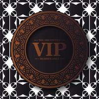 Elegant VIP ornament background vector