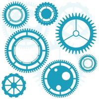 cogs and gears set vector