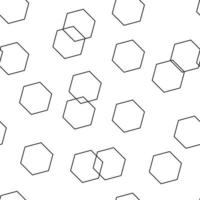 Hexagon Seamless Pattern vector