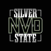 Nevada vector illustration and typography, perfect for t-shirts, hoodies, prints etc.