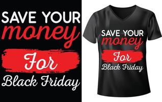 BLACK FRIDAY T-SHIRT DESIGN vector