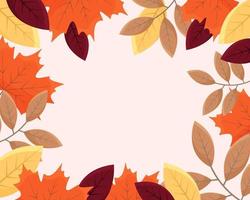 Autumn Season Background with Copy Space vector