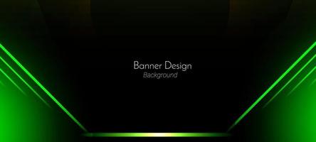 Abstract geometric green transparent gradient lines illustration pattern background vector