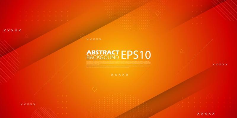Abstract red orange gradient illustration background with simple pattern. cool design.Eps10 vector