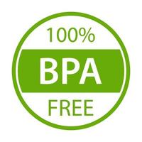 BPA FREE  bisphenol A and phthalates free icon vector non toxic plastic sign for graphic design, logo, website, social media, mobile app, UI illustration