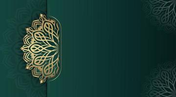 luxury ornamental mandala gold, vector design