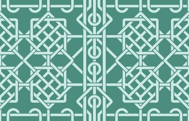 Seamless Pattern Celtic Knots Background