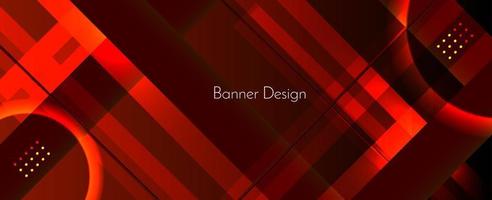 Abstract geometric red dynamic elegant modern shape pattern color background vector