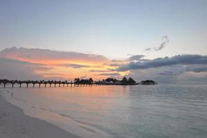 Tropical beach view photo