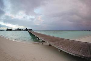 Tropical beach view photo