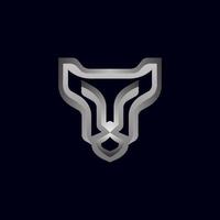 Luxury panther head logo illustration design for your company or business vector