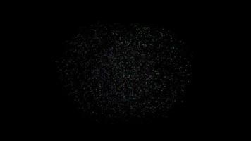 animazione pirotecnico leggero mostrare multicolore gruppo fuochi d'artificio confezioni video