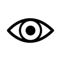 eye icon vector design template