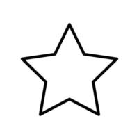 plantilla de diseño de vector de icono de estrella