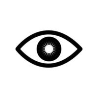 plantilla de diseño de vector de icono de ojo