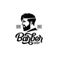 barbería logo vector